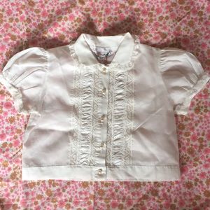 Hickory Dickory Shirts & Tops - PoshMini Silky White Lace Blouse Hickory Dickory Shirts & Tops - PoshMini Silky White Lace Blouse